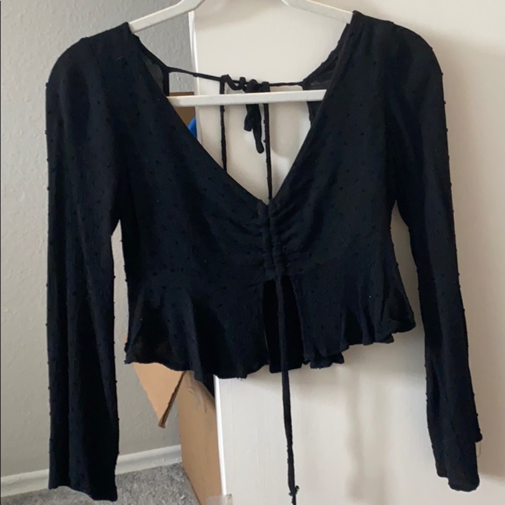 Black Crop Top